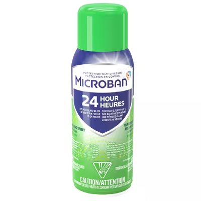 MICROBAN désinfectant 24 heures fragrance ''frais'' 354GR.