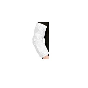 Manchon tyvek blanc 18" de long, élastique aux deux extrémités, coutures surjetées 100 paires / cs