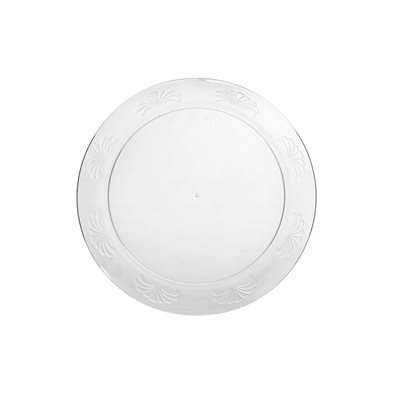 Assiette en plastique clair 6'' 180 / CS Polar Wna