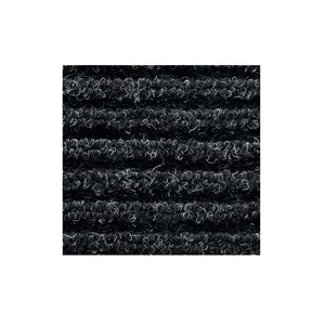 Tapis d'entrée poly nervuré noir 3' Twin Rib (prix au pied carré)